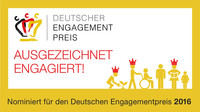 Banner Nominierung für den Deutschen Engagementpreis